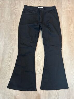 Topman Black Men's Flare Jeans